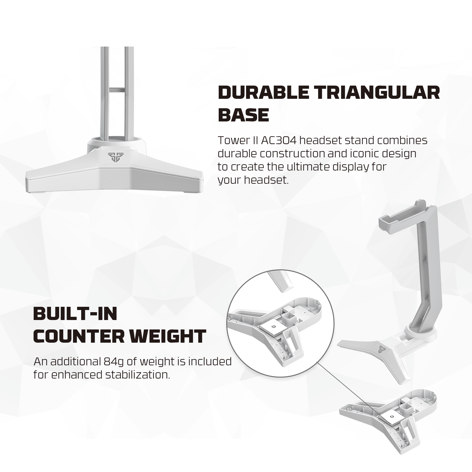 A large marketing image providing additional information about the product Fantech P51 5-in-1 Power Bundle - White - Additional alt info not provided