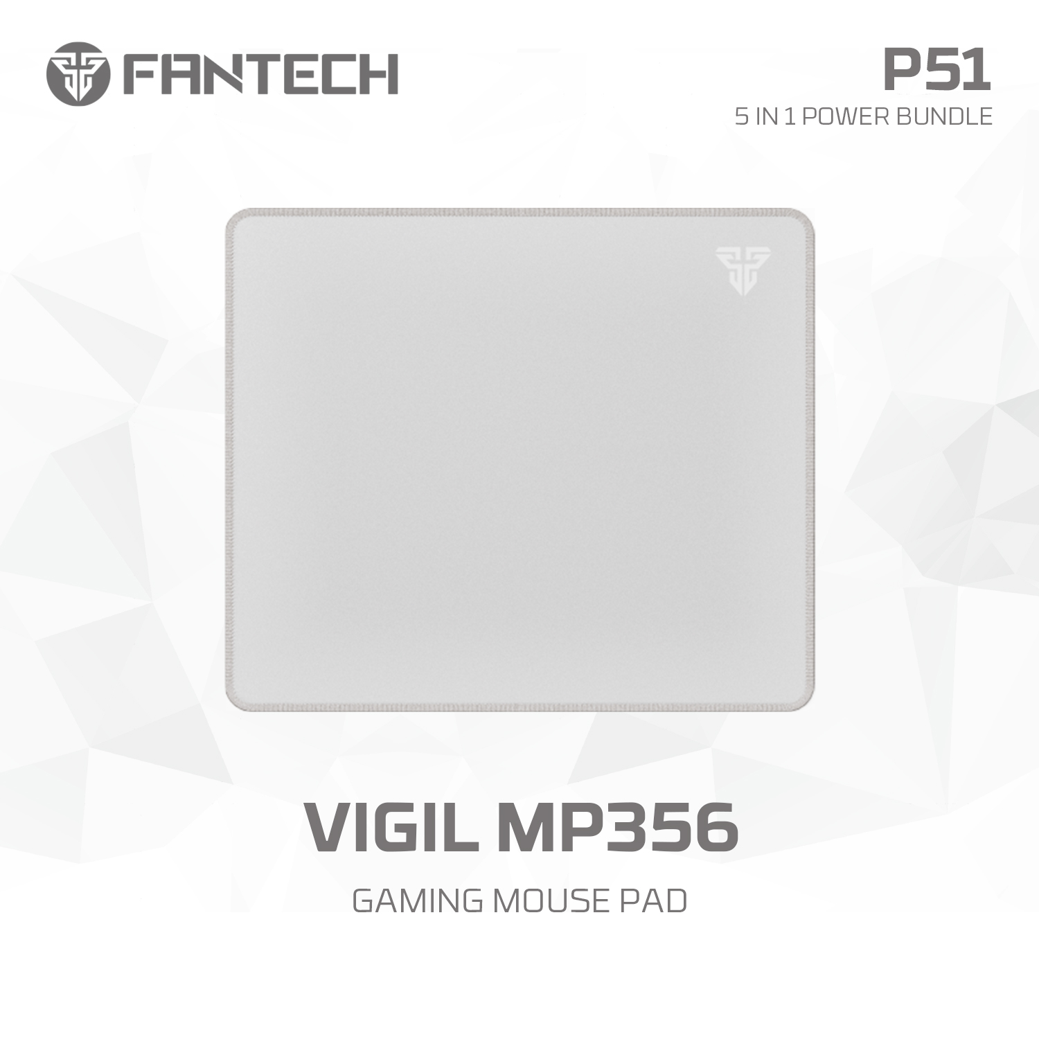 A large marketing image providing additional information about the product Fantech P51 5-in-1 Power Bundle - White - Additional alt info not provided