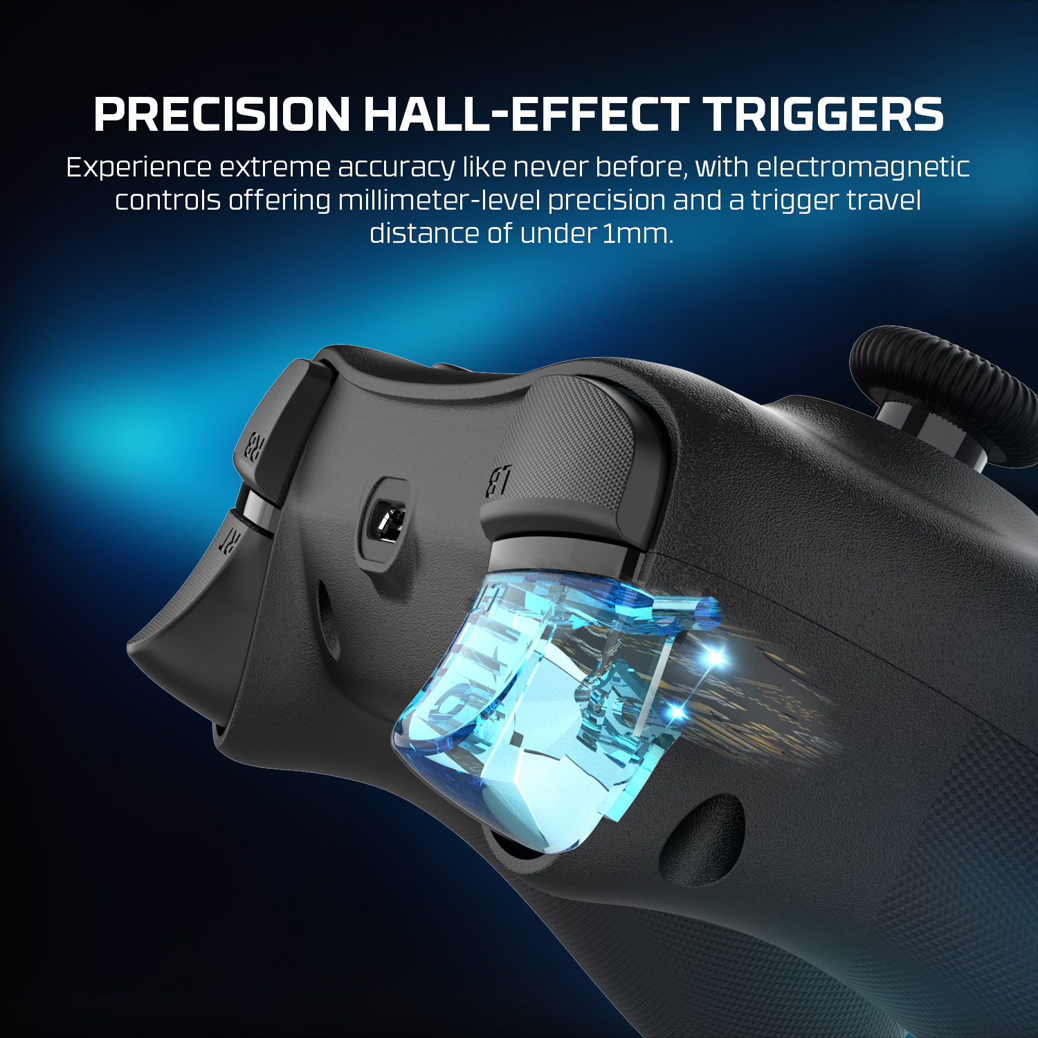 A large marketing image providing additional information about the product Fantech Shooter III Gamepad - Wireless Multi-Platform Hall-Effect Controller (Black) - Additional alt info not provided