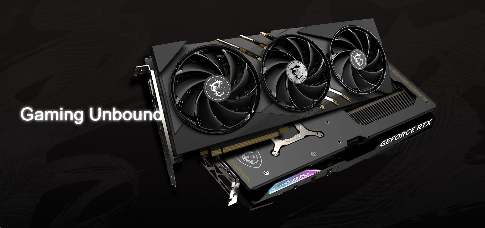 A large marketing image providing additional information about the product MSI GeForce RTX 4070 SUPER Gaming Slim 12GB GDDR6X - Wukong Edition - Additional alt info not provided