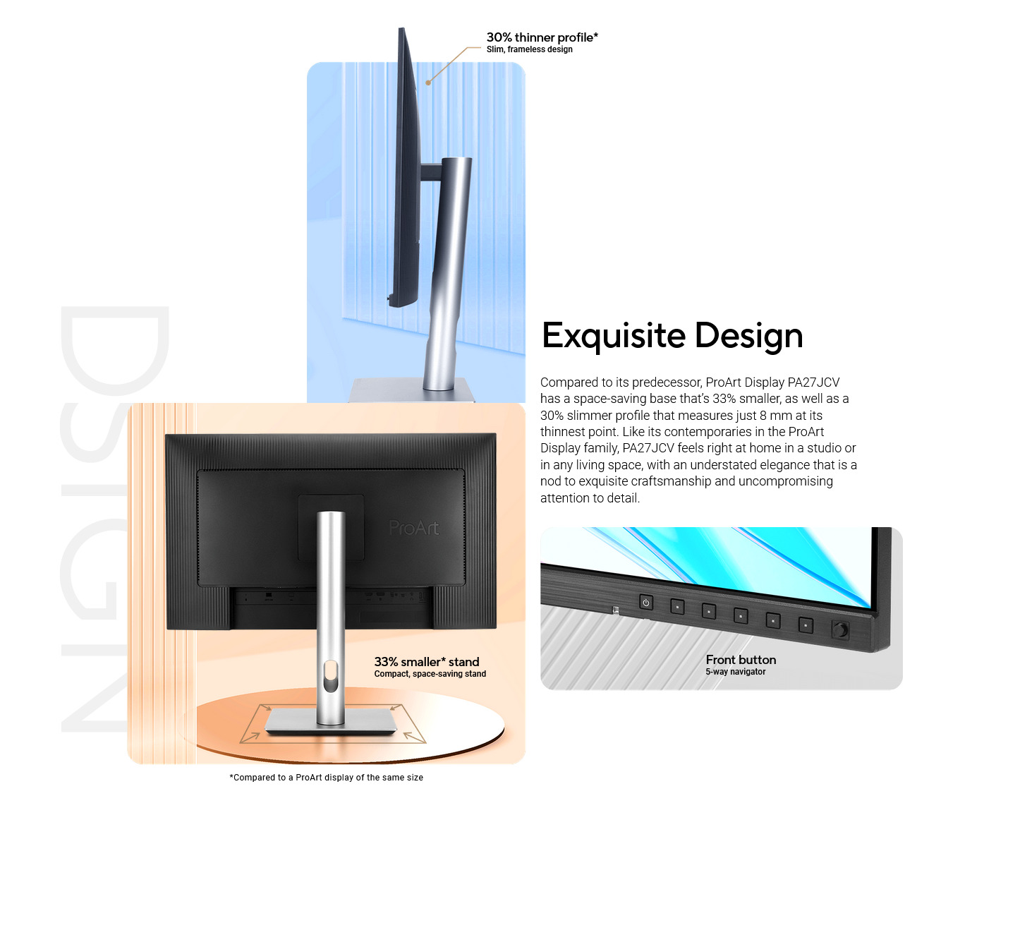 A large marketing image providing additional information about the product ASUS ProArt PA27JCV 27" 5K 60Hz 5ms IPS Monitor - Additional alt info not provided