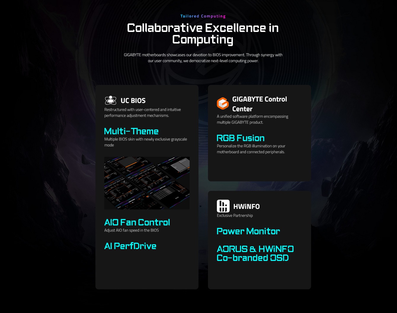 A large marketing image providing additional information about the product Gigabyte Z890 Aorus Master LGA1851 ATX Desktop Motherboard - Additional alt info not provided