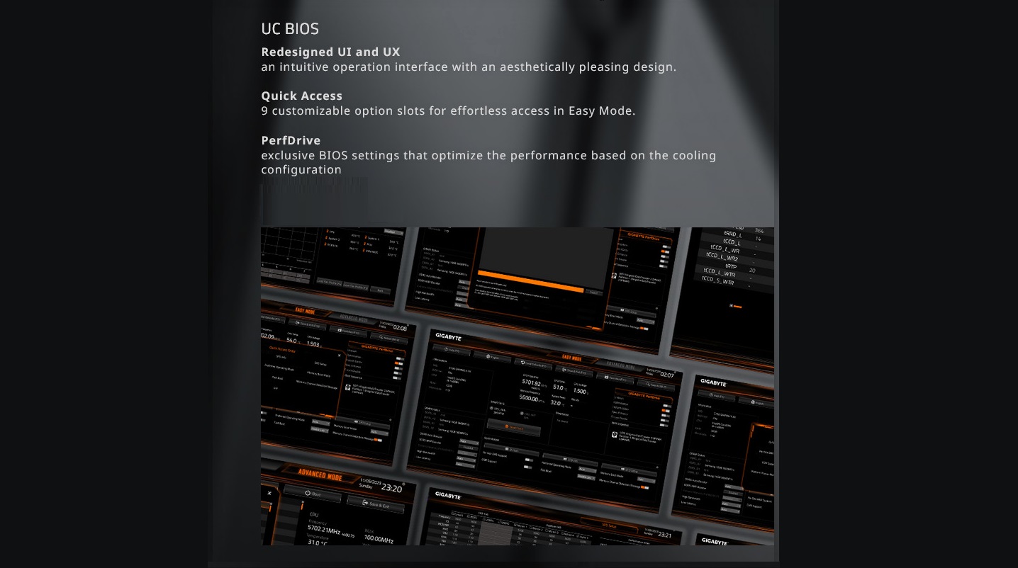 A large marketing image providing additional information about the product Gigabyte B650 UD AC AM5 ATX Desktop Motherboard - Additional alt info not provided