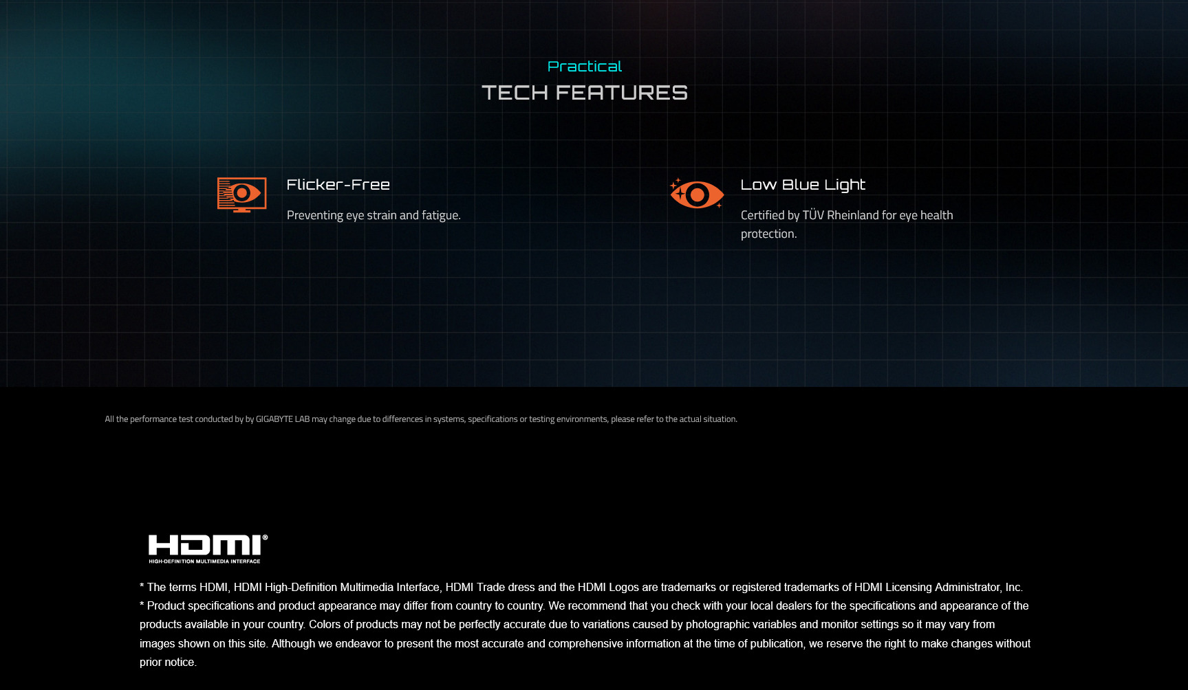 A large marketing image providing additional information about the product Gigabyte GS32Q 31.5" 1440p 165Hz 1ms IPS Monitor - Additional alt info not provided