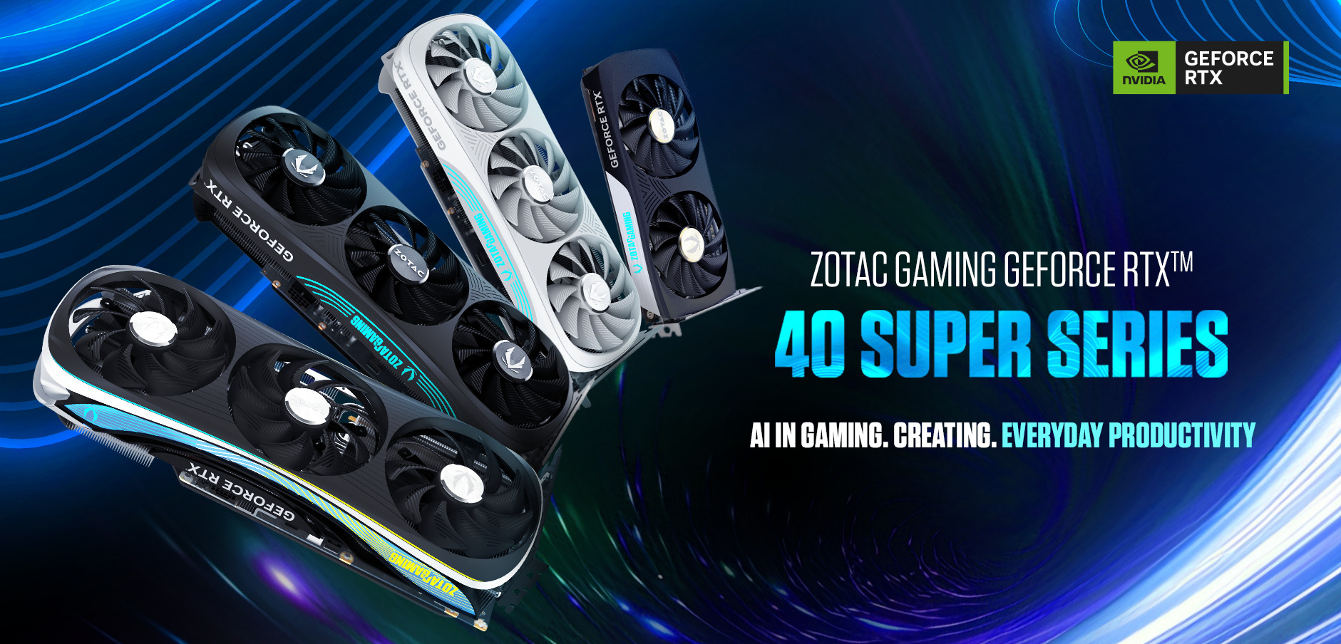 A large marketing image providing additional information about the product ZOTAC GAMING GeForce RTX 4070 Ti SUPER SOLID 16GB GDDR6X - Additional alt info not provided