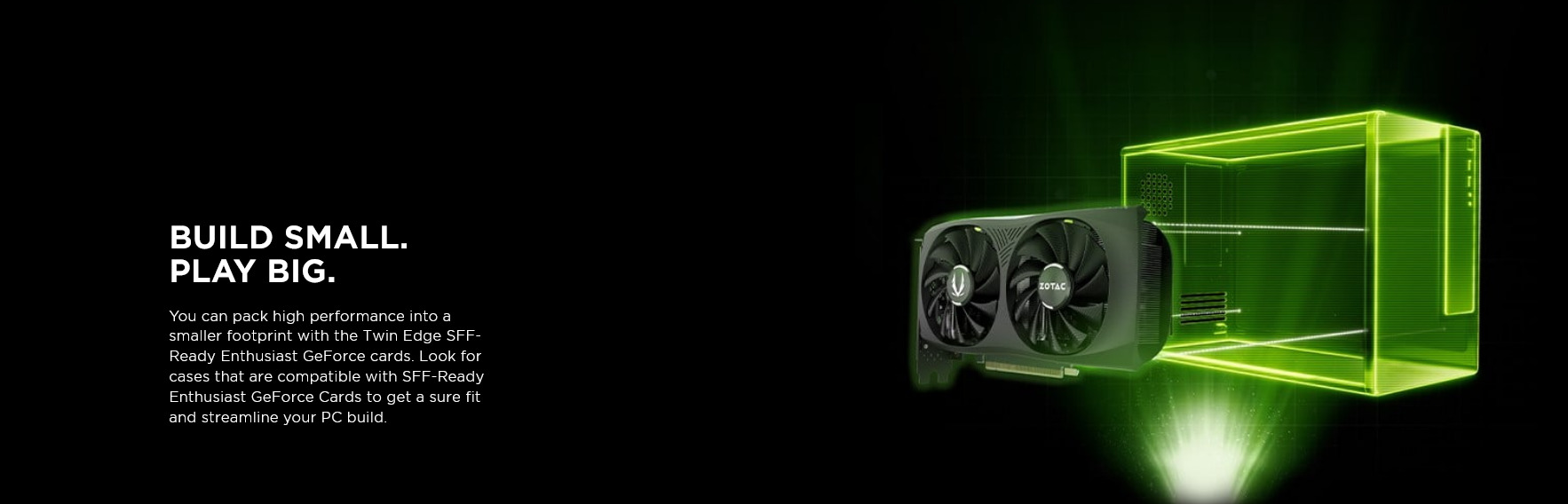 A large marketing image providing additional information about the product ZOTAC GAMING GeForce RTX 4070 Ti SUPER SOLID 16GB GDDR6X - Additional alt info not provided