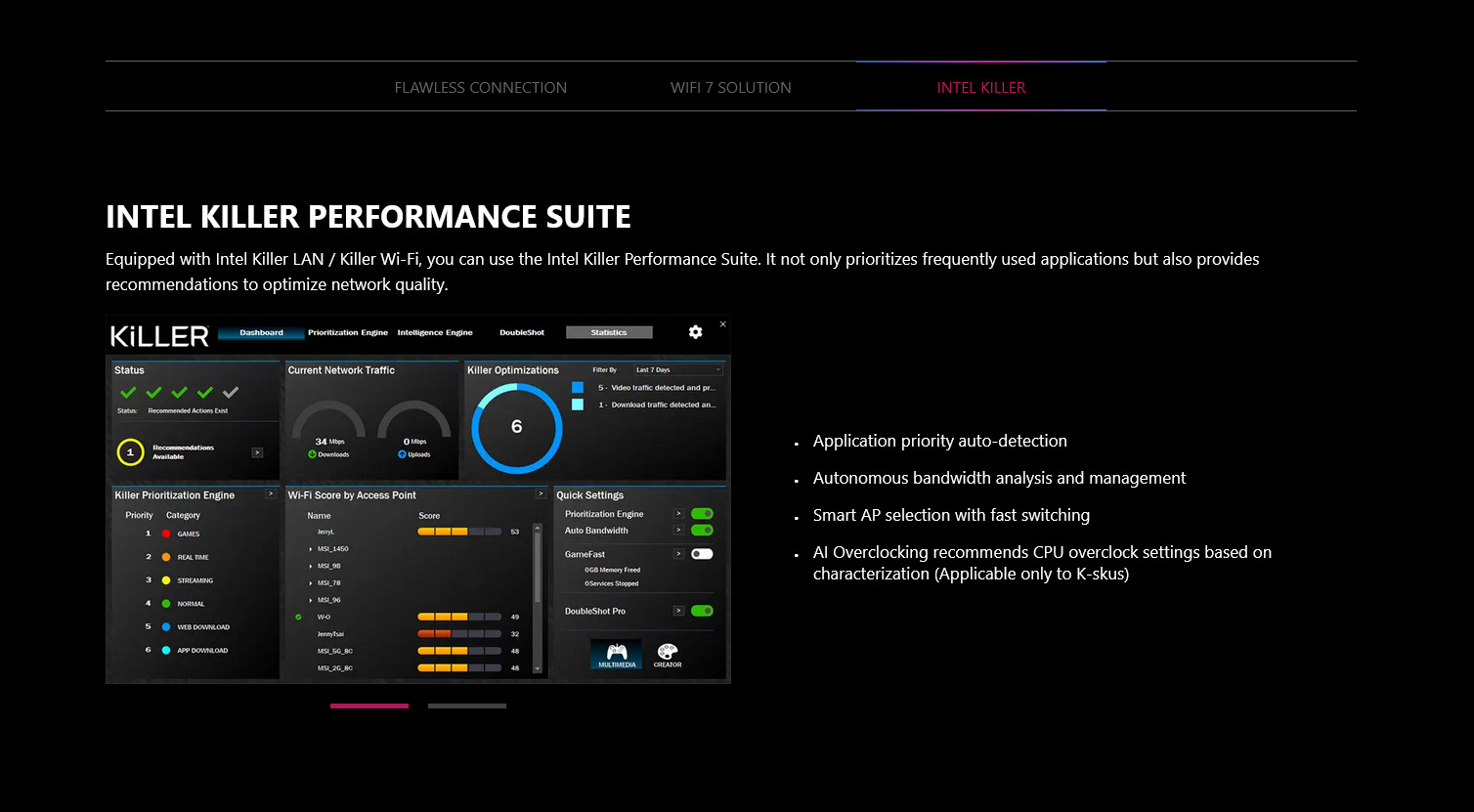 A large marketing image providing additional information about the product MSI MPG Z890I Edge TI WiFi LGA1851 mITX Desktop Motherboard - Additional alt info not provided