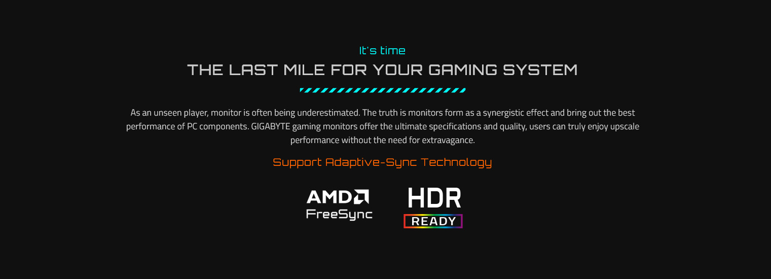 A large marketing image providing additional information about the product Gigabyte GS32QCA 31.5" Curved 180Hz 1ms VA Monitor - Additional alt info not provided