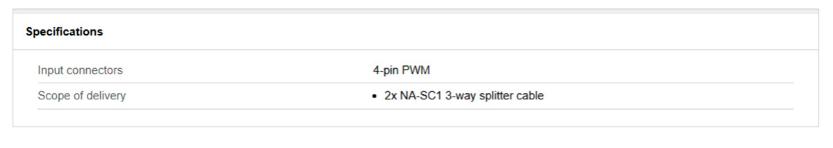 A large marketing image providing additional information about the product Noctua NA-SC1 SX2 3-Way PWM Fan Splitter Cables - Additional alt info not provided