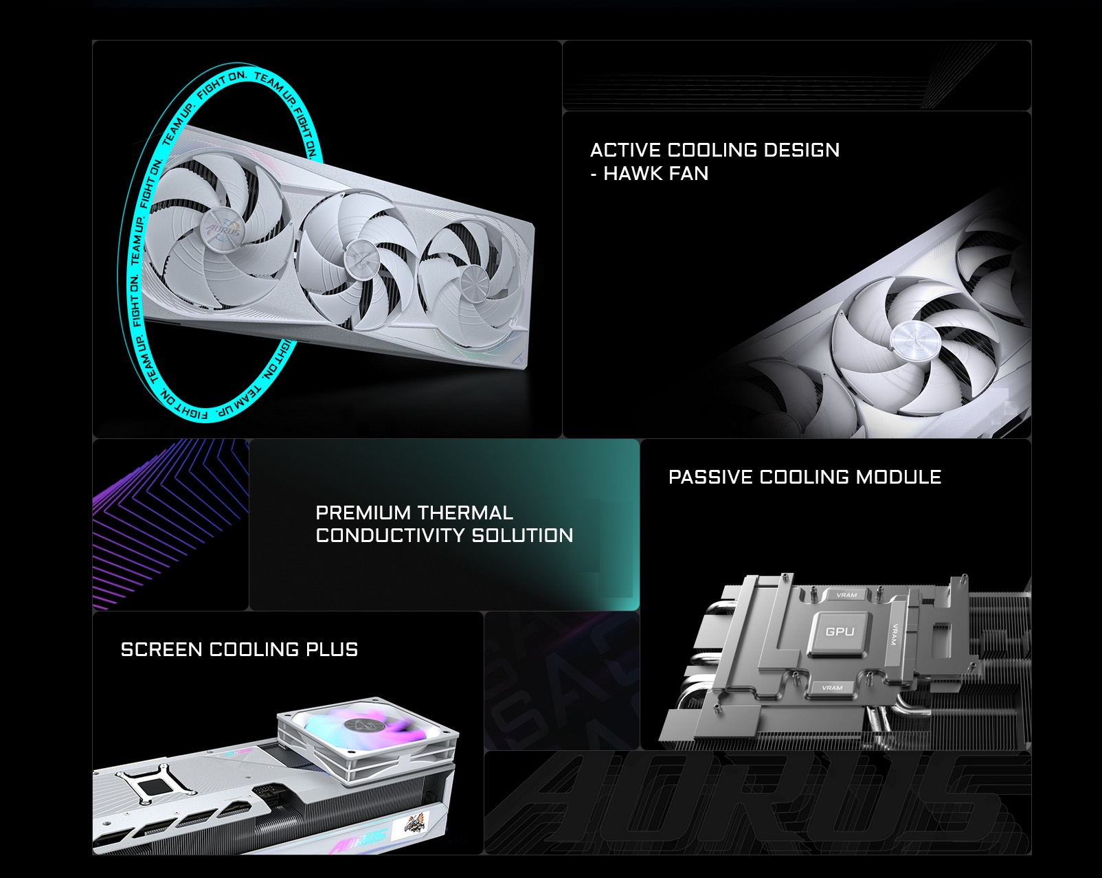 A large marketing image providing additional information about the product Gigabyte GeForce RTX 5080 Aorus Master ICE 16GB GDDR7 - Additional alt info not provided