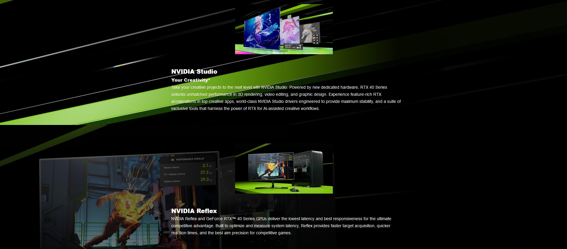 A large marketing image providing additional information about the product Palit GeForce RTX 4060 Infinity 2 8GB GDDR6 - Additional alt info not provided