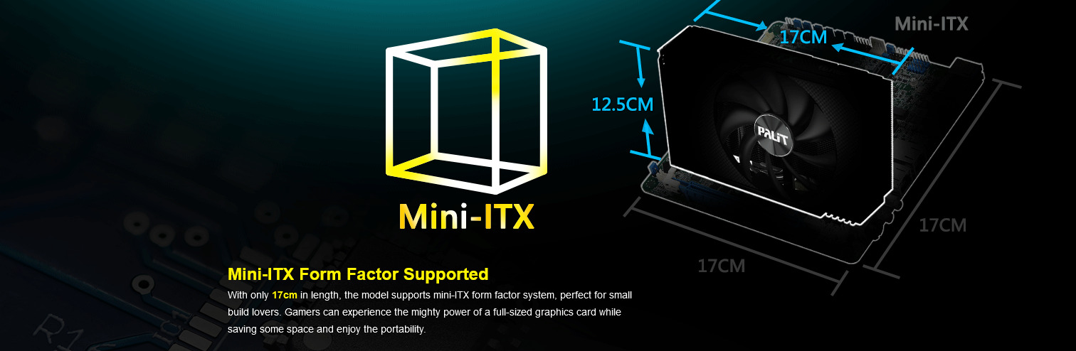 A large marketing image providing additional information about the product Palit GeForce RTX 3050 StormX 6GB GDDR6 - Additional alt info not provided