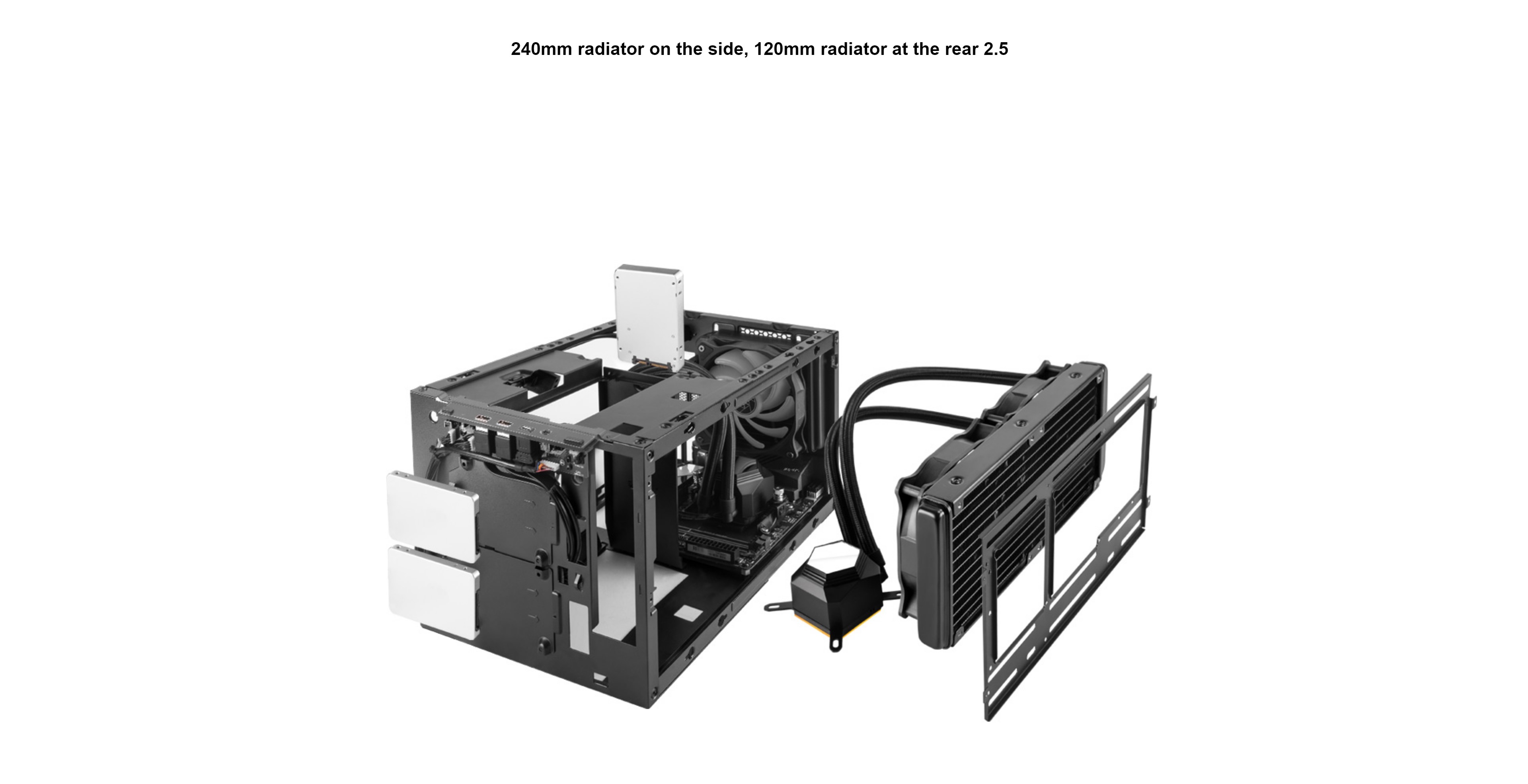 SilverStone SUGO 15 SFF 19L Mini-ITX Case (Black) | PLE Computers