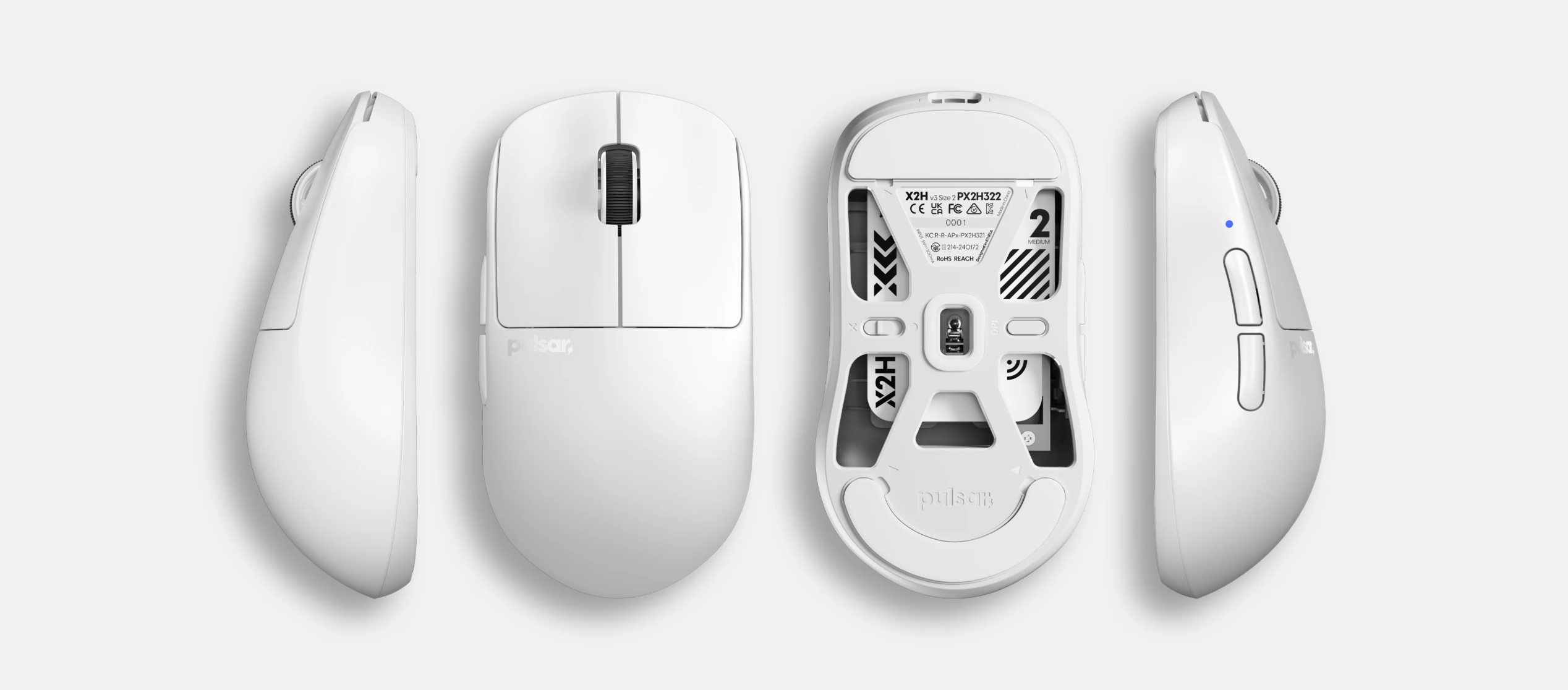 X2H v3 Gaming Mouse medium マウス・トラックボール Pulsar X2H v3