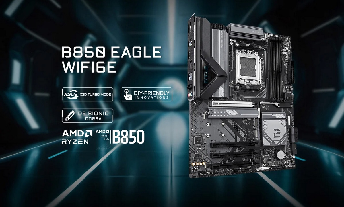 Gigabyte B850 Eagle WiFi6E AM5 ATX Desktop Motherboard | PLE Computers