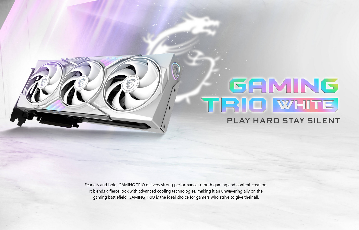 MSI GeForce RTX 5060 Ti Gaming Trio OC 16GB GDDR7 - White | PLE Computers