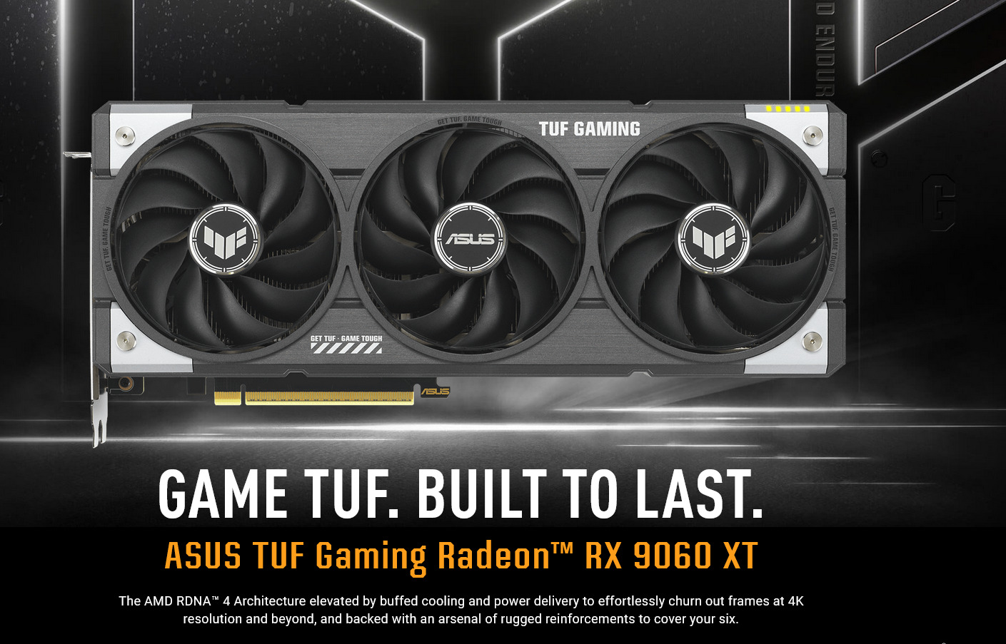 ASUS Radeon RX 9060 XT TUF Gaming OC 16GB GDDR6 | PLE Computers