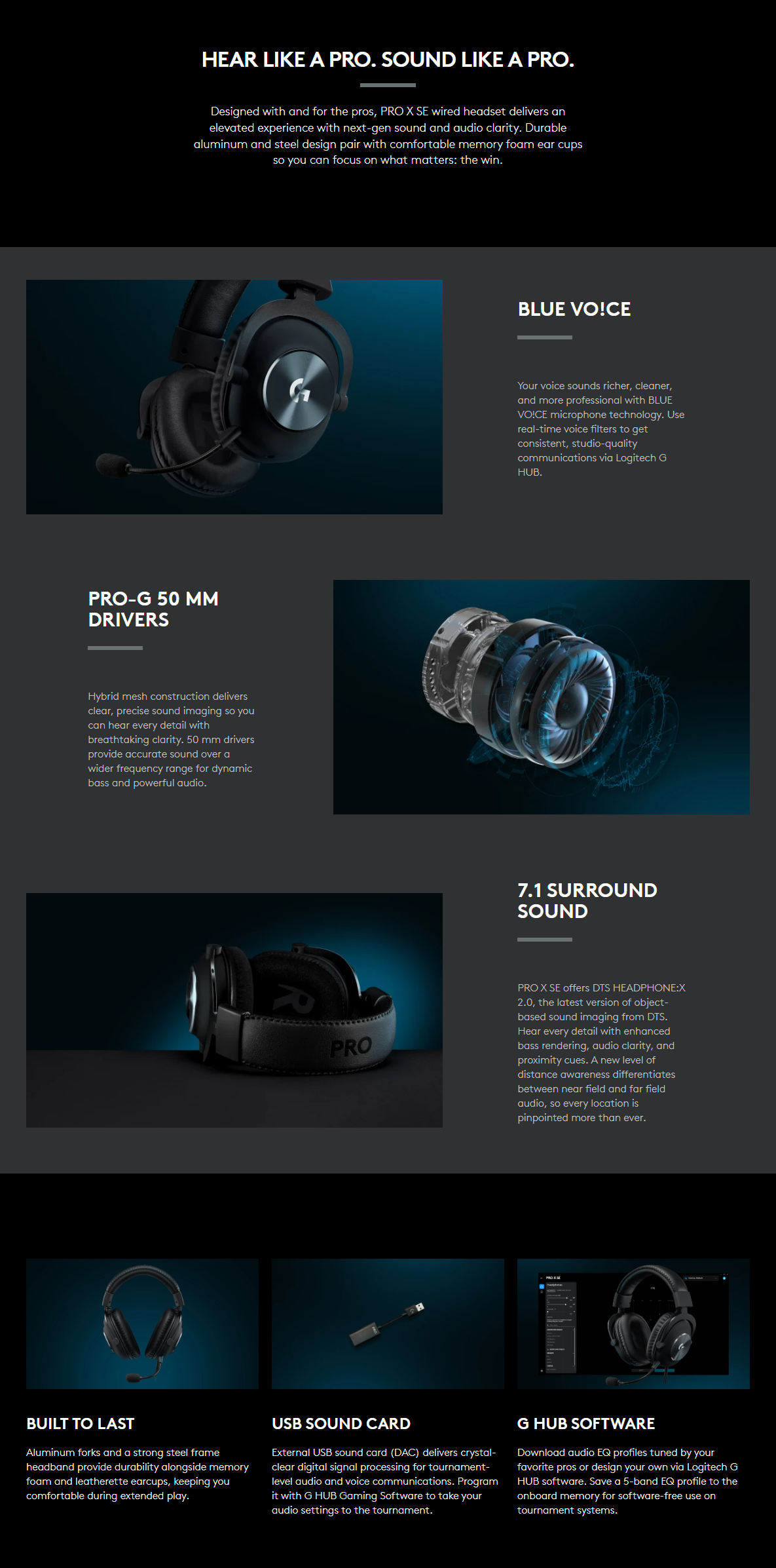 G Hub Logitech Headset Pro X Software Logitech® G PRO X Wireless