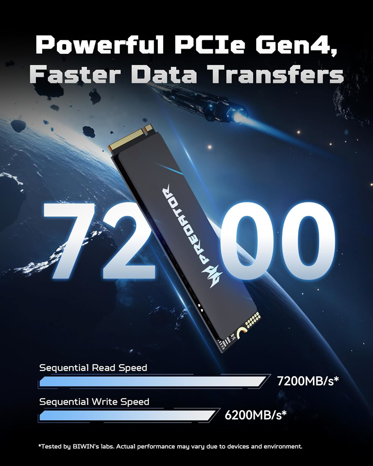 Predator GM6 PCIe Gen4 NVMe M.2 SSD - 1TB | PLE Computers