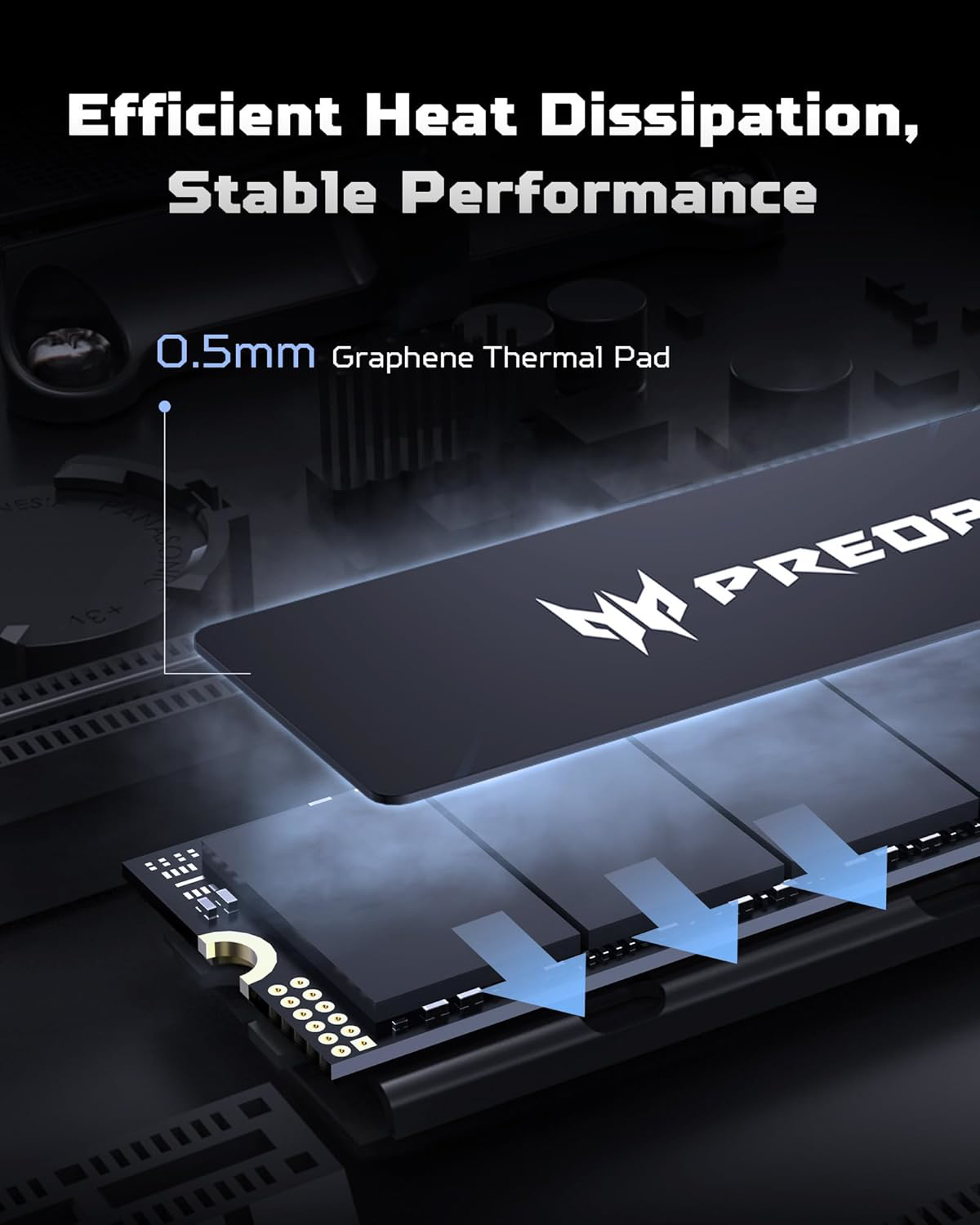 Predator GM6 PCIe Gen4 NVMe M.2 SSD - 1TB | PLE Computers