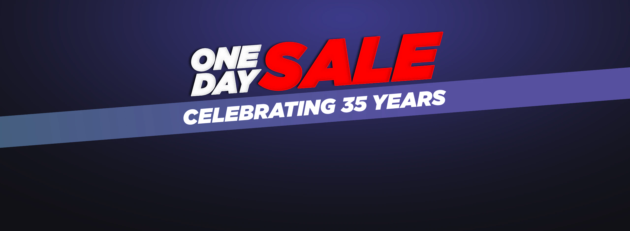 PLE One Day Sale — celebrating 35 years