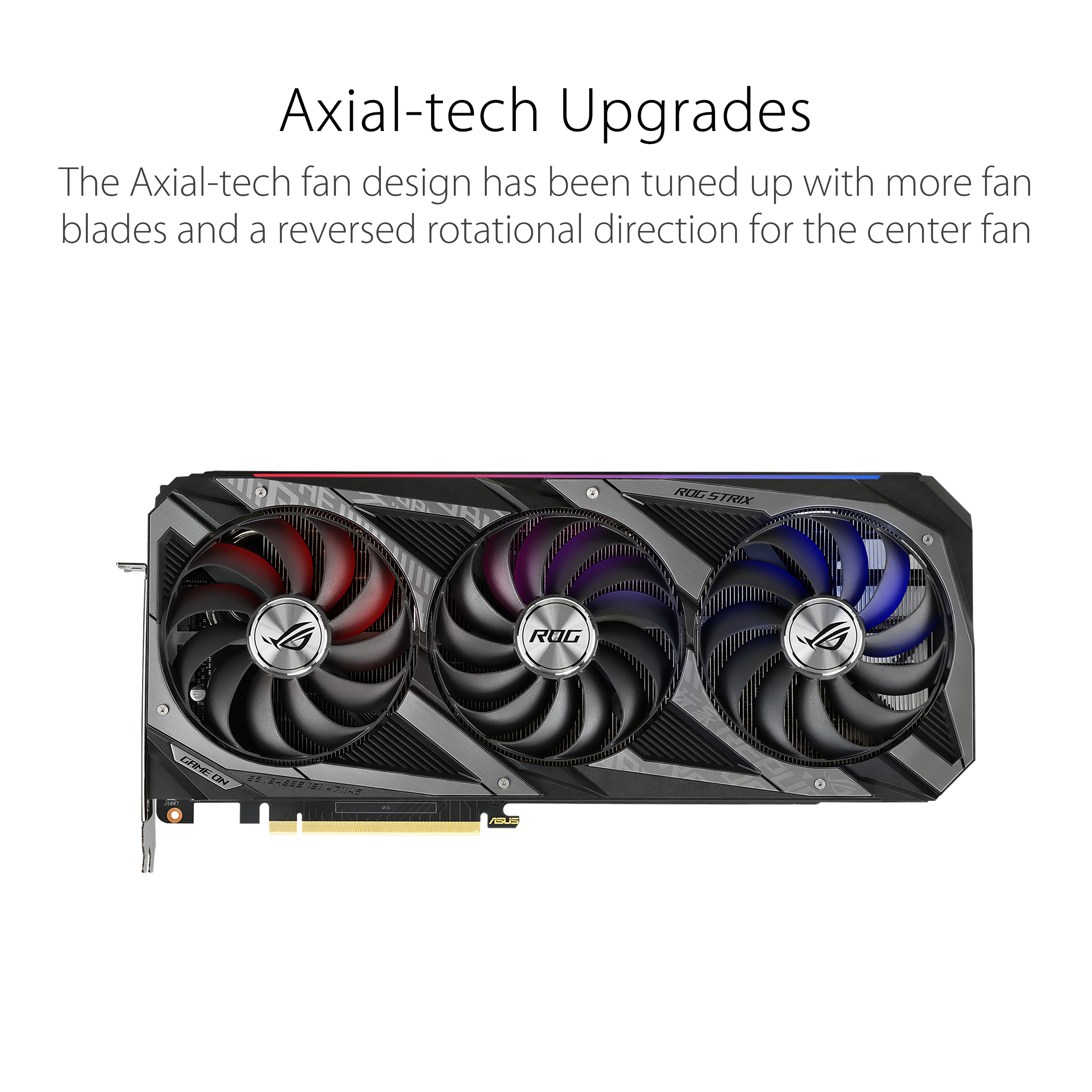 A large marketing image providing additional information about the product Asus GeForce RTX 3060 Ti ROG Strix Gaming OC 8GB GDDR6 - Additional alt info not provided