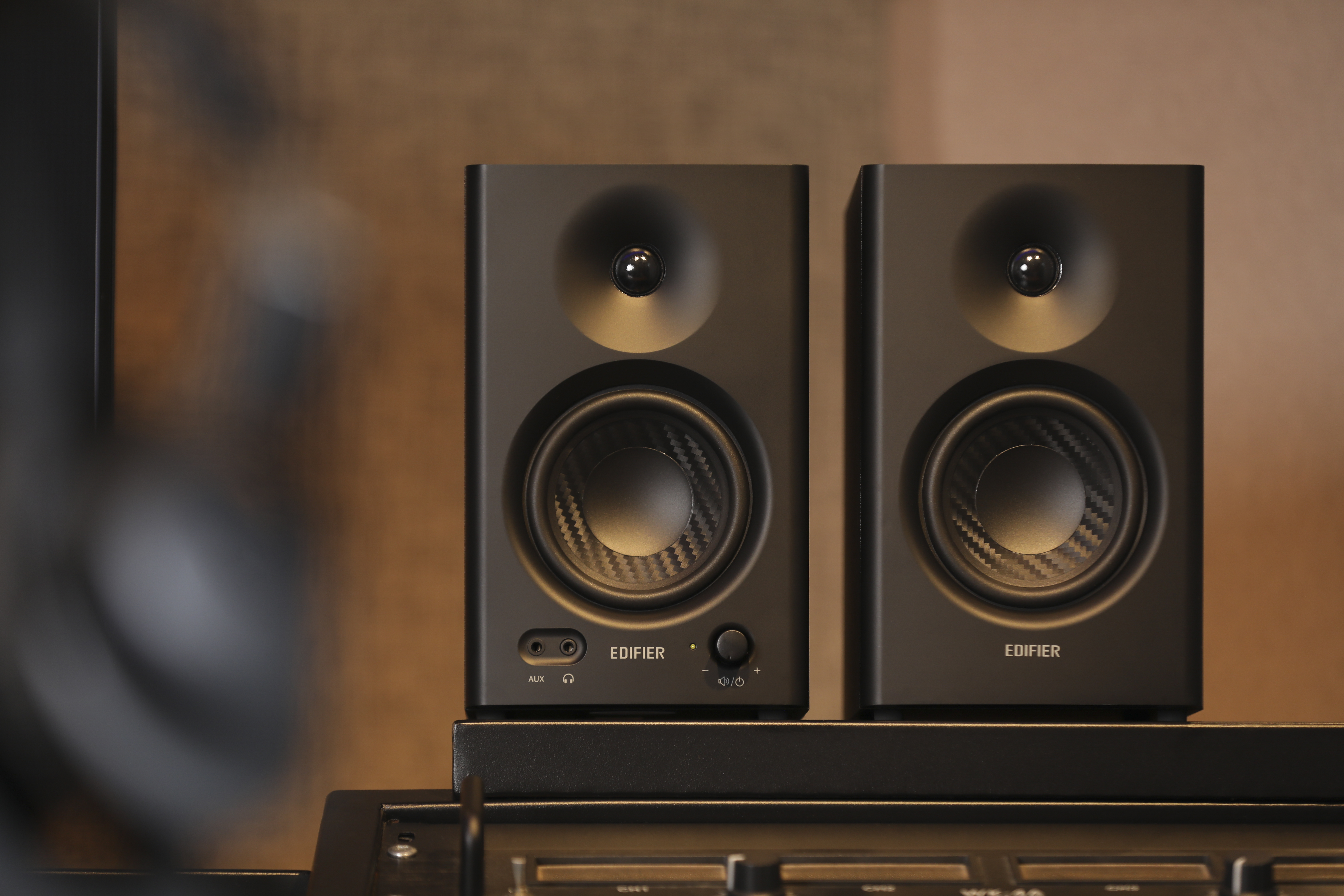 A large marketing image providing additional information about the product Edifier MR4 2.0 Studio Monitors - Black - Additional alt info not provided