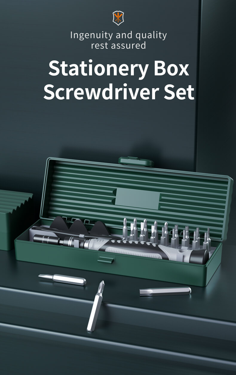 A large marketing image providing additional information about the product King'sdun 25 in 1 Screwdriver Set - Additional alt info not provided