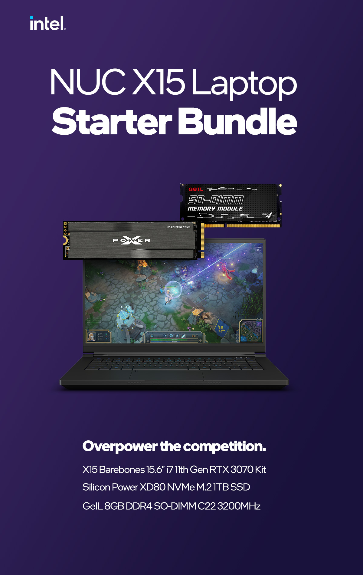 A large marketing image providing additional information about the product Intel DIY Laptop Saver Bundle - Additional alt info not provided