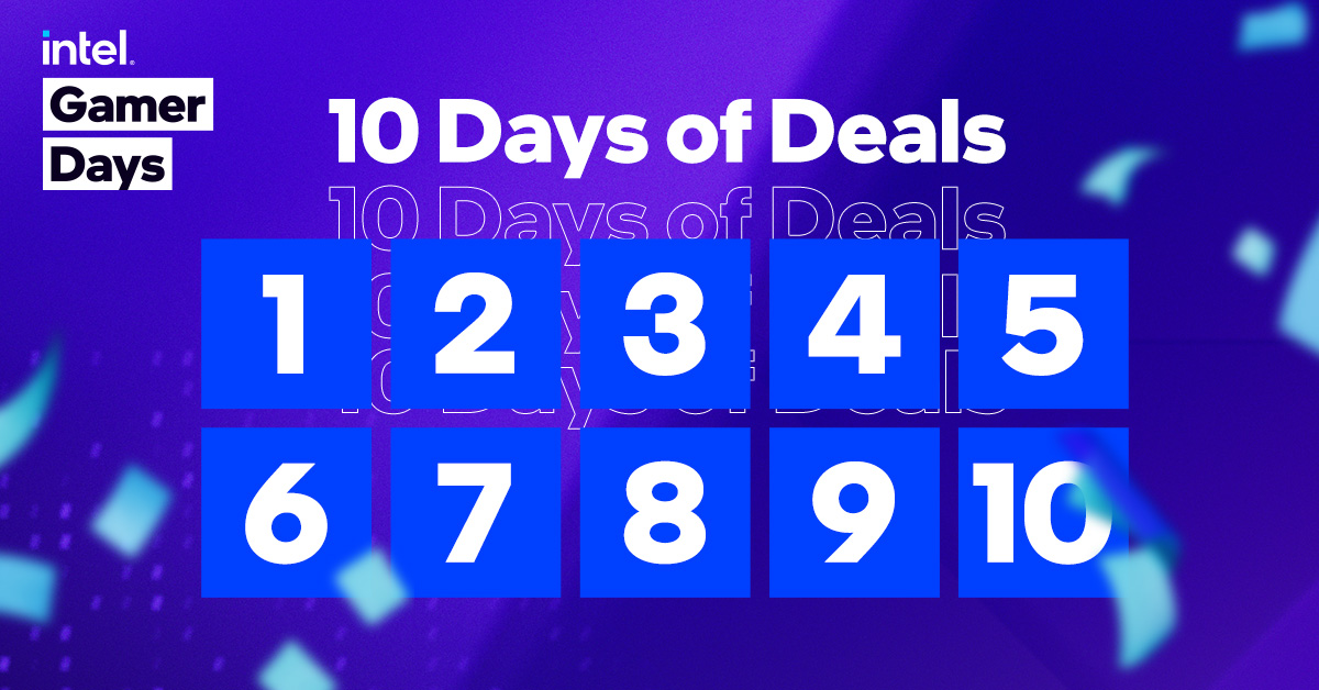 Intel Gamer Days 2022 10 Days of Deals PLE Computers