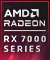 Product Feature badge with title: AMD Radeon 7000