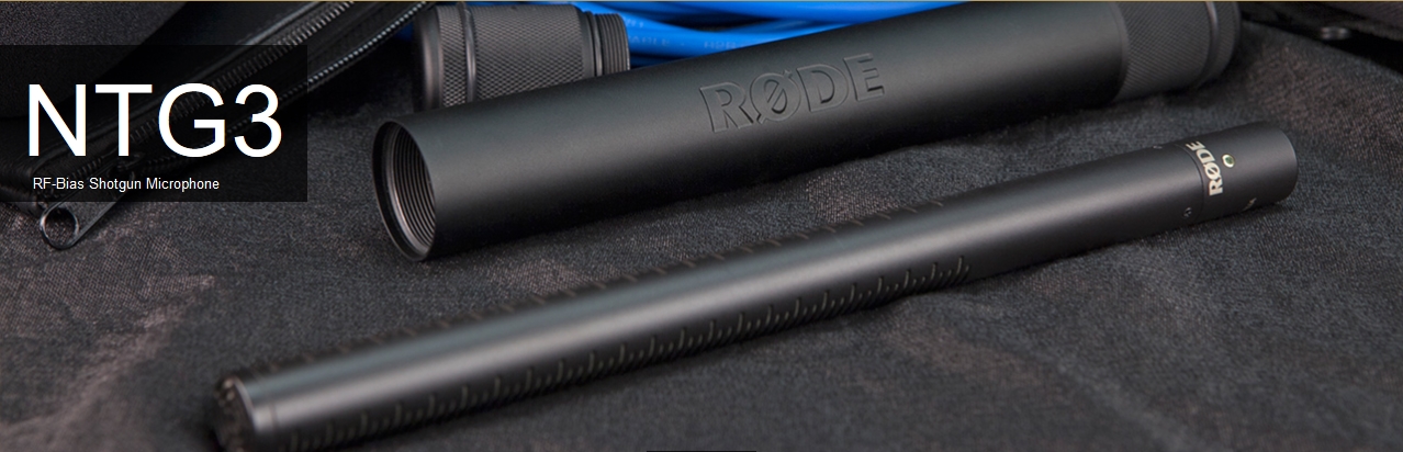 Buy Now | RODE Microphones NTG3 Super Cardioid Shotgun XLR Microphone