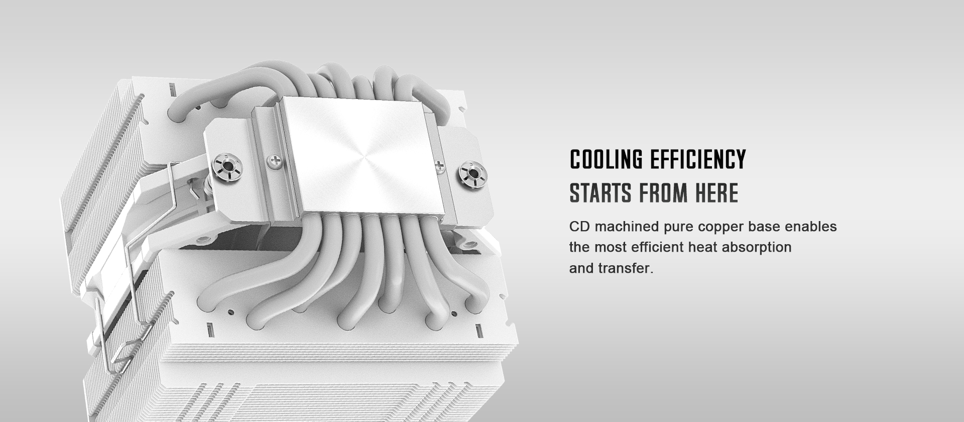 A large marketing image providing additional information about the product ID-COOLING SE-207-XT Slim Snow CPU Cooler - Additional alt info not provided
