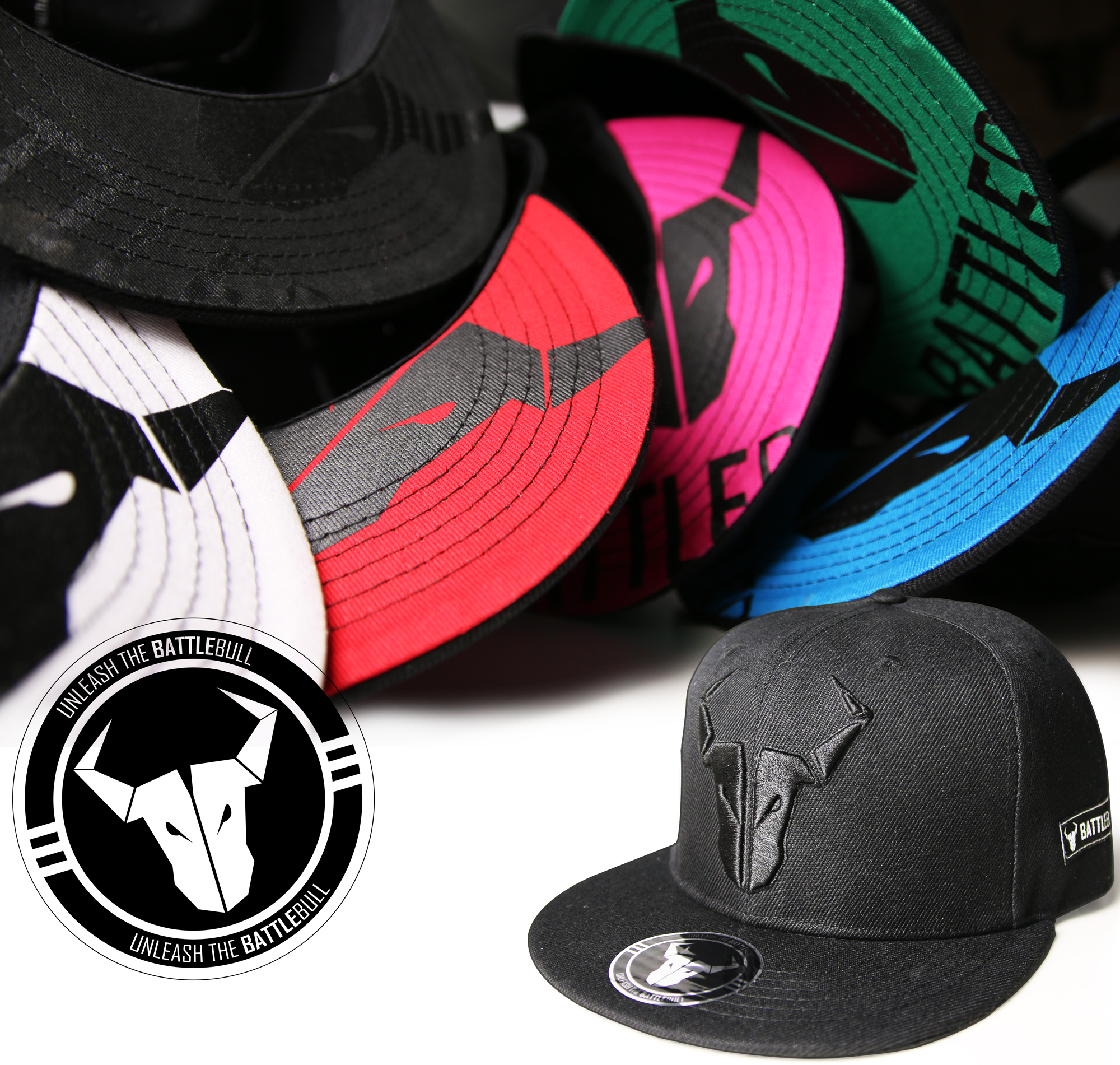 A large marketing image providing additional information about the product BattleBull Squad Snapback Cap Black/Pink - Additional alt info not provided