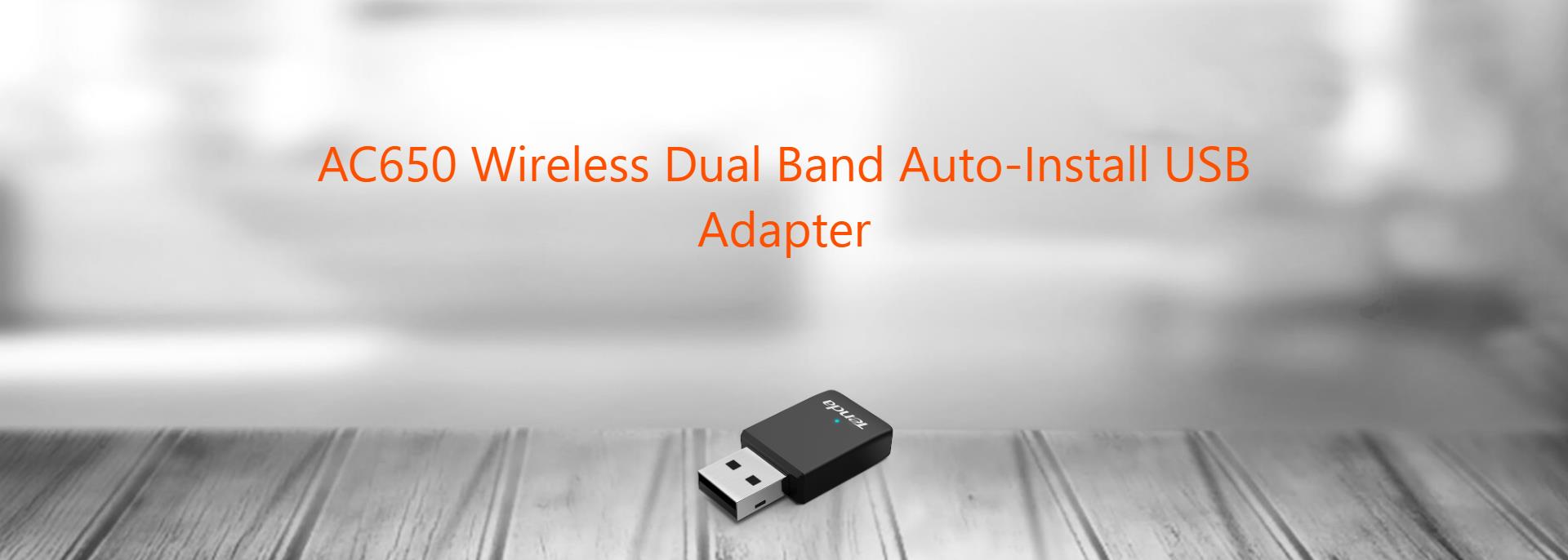 A large marketing image providing additional information about the product Tenda U9 AC650 Dual-Band USB WiFi Adapter - Additional alt info not provided