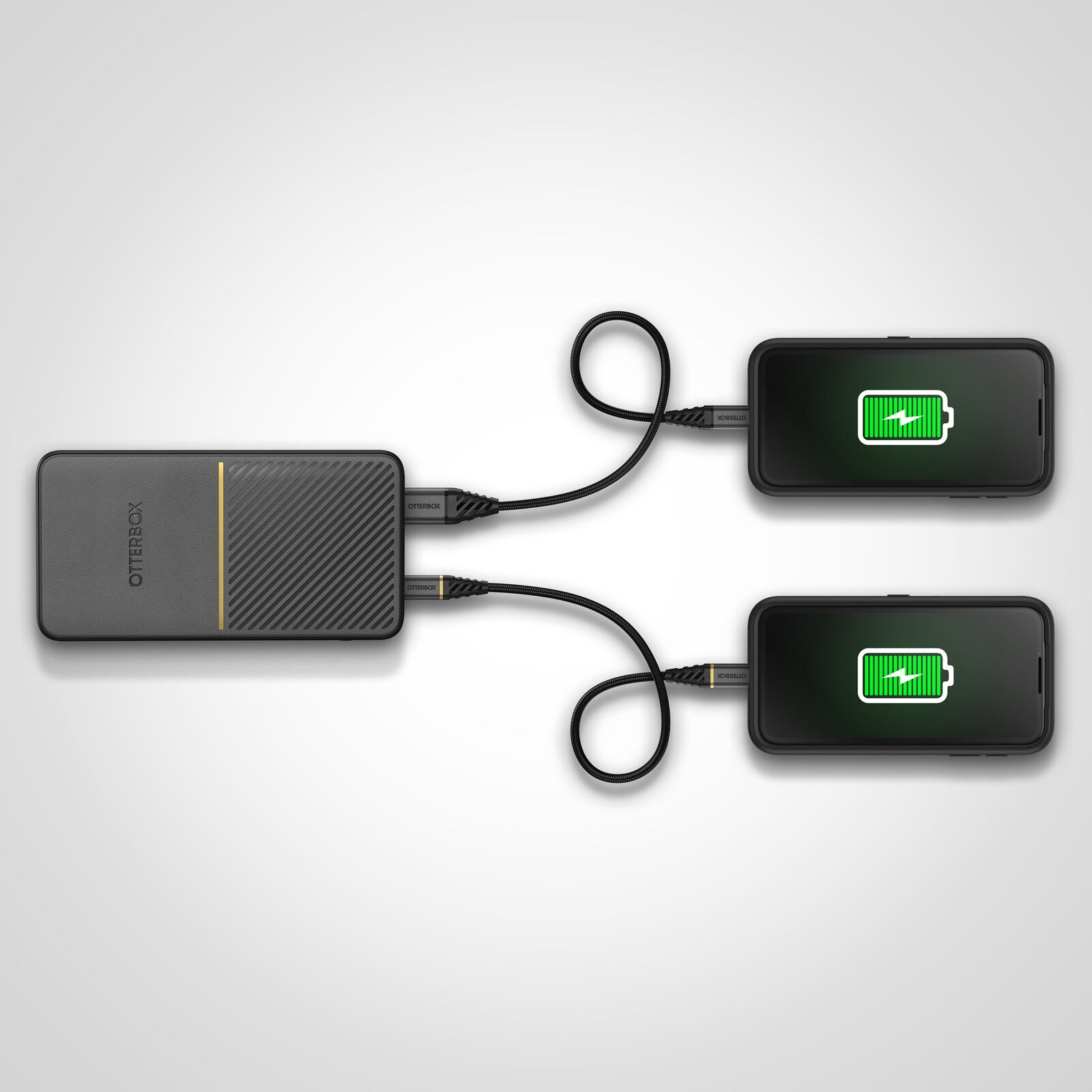 A large marketing image providing additional information about the product OtterBox Fast Charge Power Bank 20K mAh - Black - Additional alt info not provided