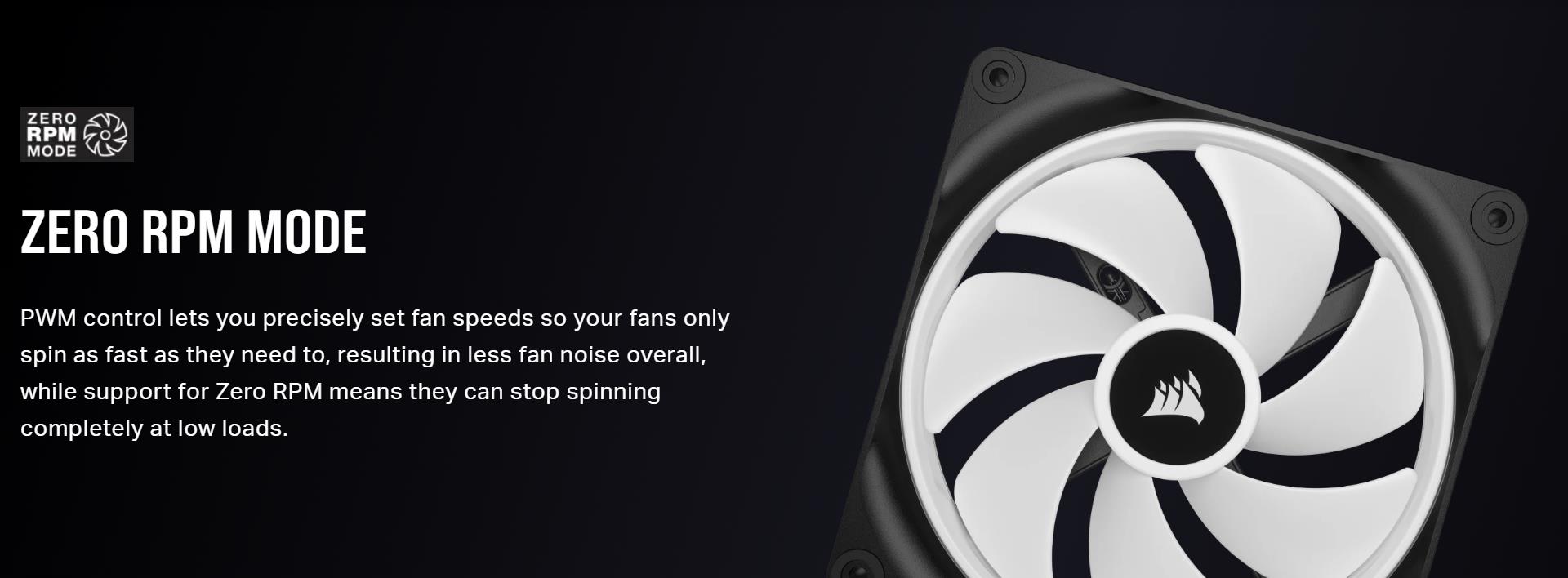 A large marketing image providing additional information about the product Corsair iCUE LINK QX140 RGB 140mm PWM Dual Fan Kit - Black - Additional alt info not provided