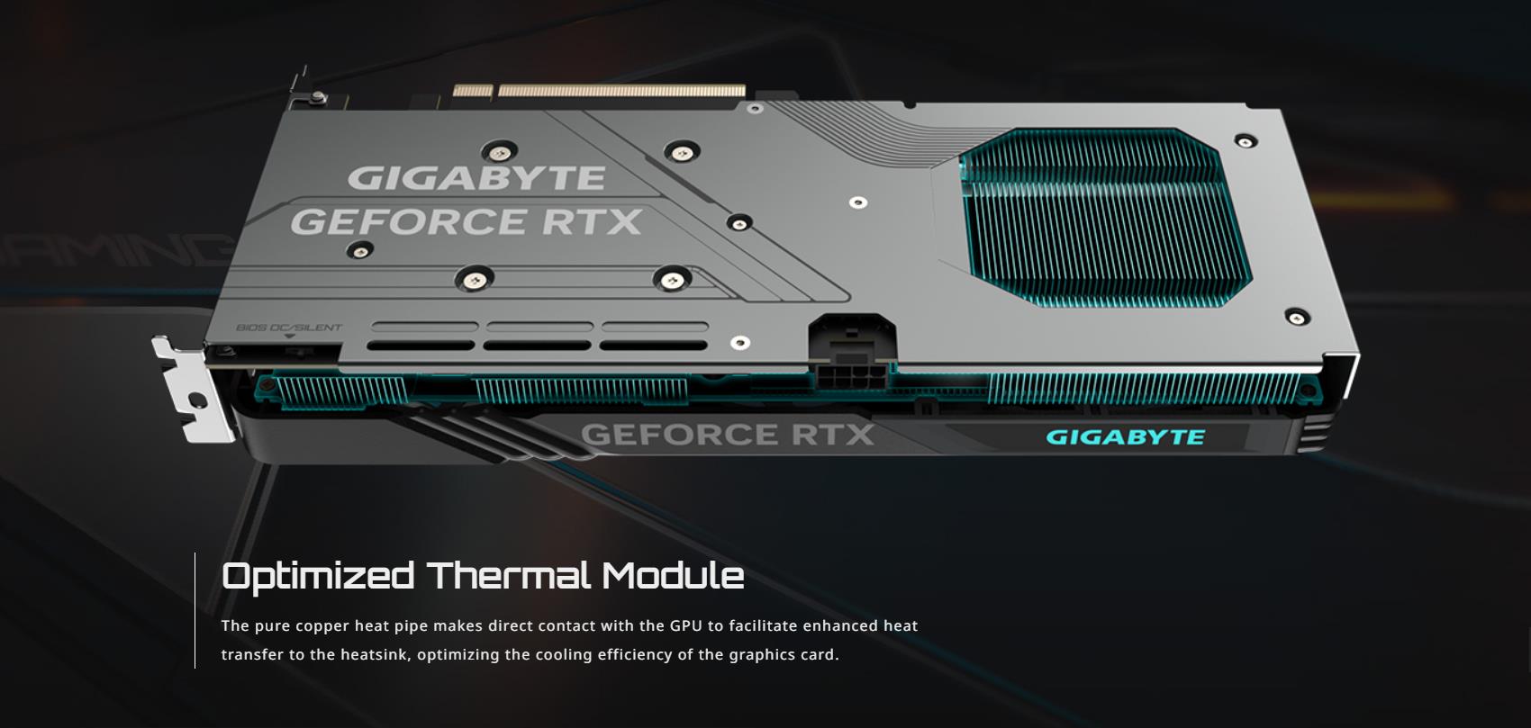 A large marketing image providing additional information about the product Gigabyte GeForce RTX 4060 Gaming OC 8GB GDDR6 - Additional alt info not provided