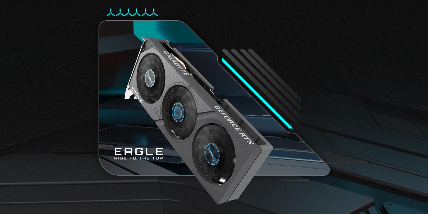 A large marketing image providing additional information about the product Gigabyte GeForce RTX 4060 Eagle OC 8GB GDDR6 - Additional alt info not provided