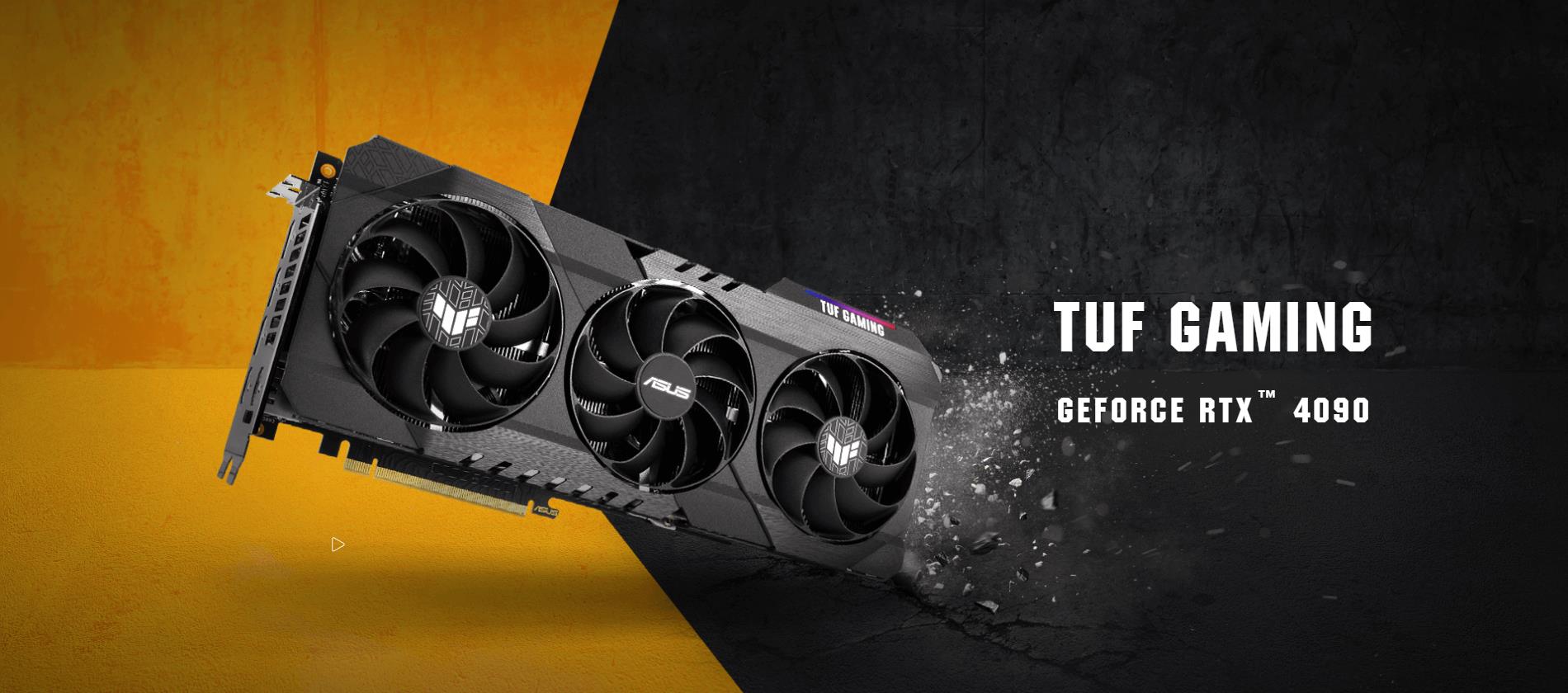 A large marketing image providing additional information about the product ASUS GeForce RTX 4090 TUF Gaming OG OC 24GB GDDR6X - Additional alt info not provided