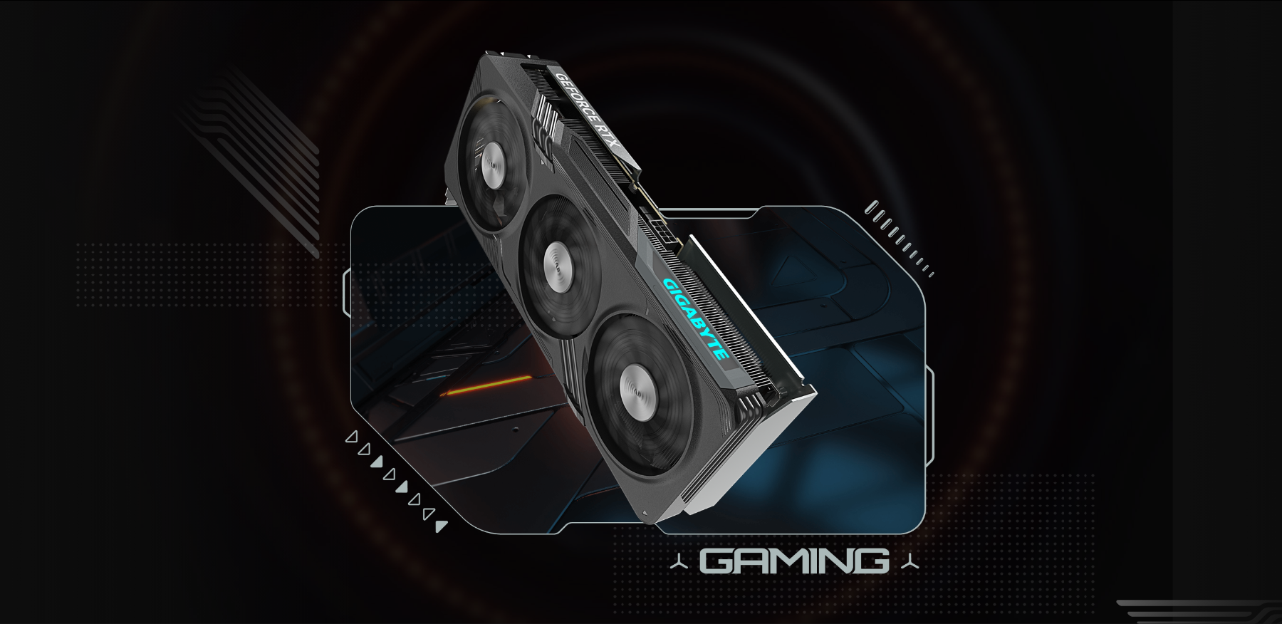 A large marketing image providing additional information about the product Gigabyte GeForce RTX 4060 Ti Gaming OC 16GB GDDR6 - Additional alt info not provided
