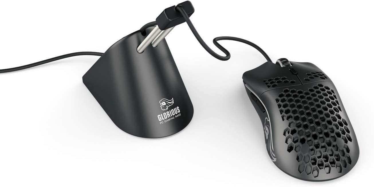 A large marketing image providing additional information about the product Glorious Mouse Bungee - Black - Additional alt info not provided