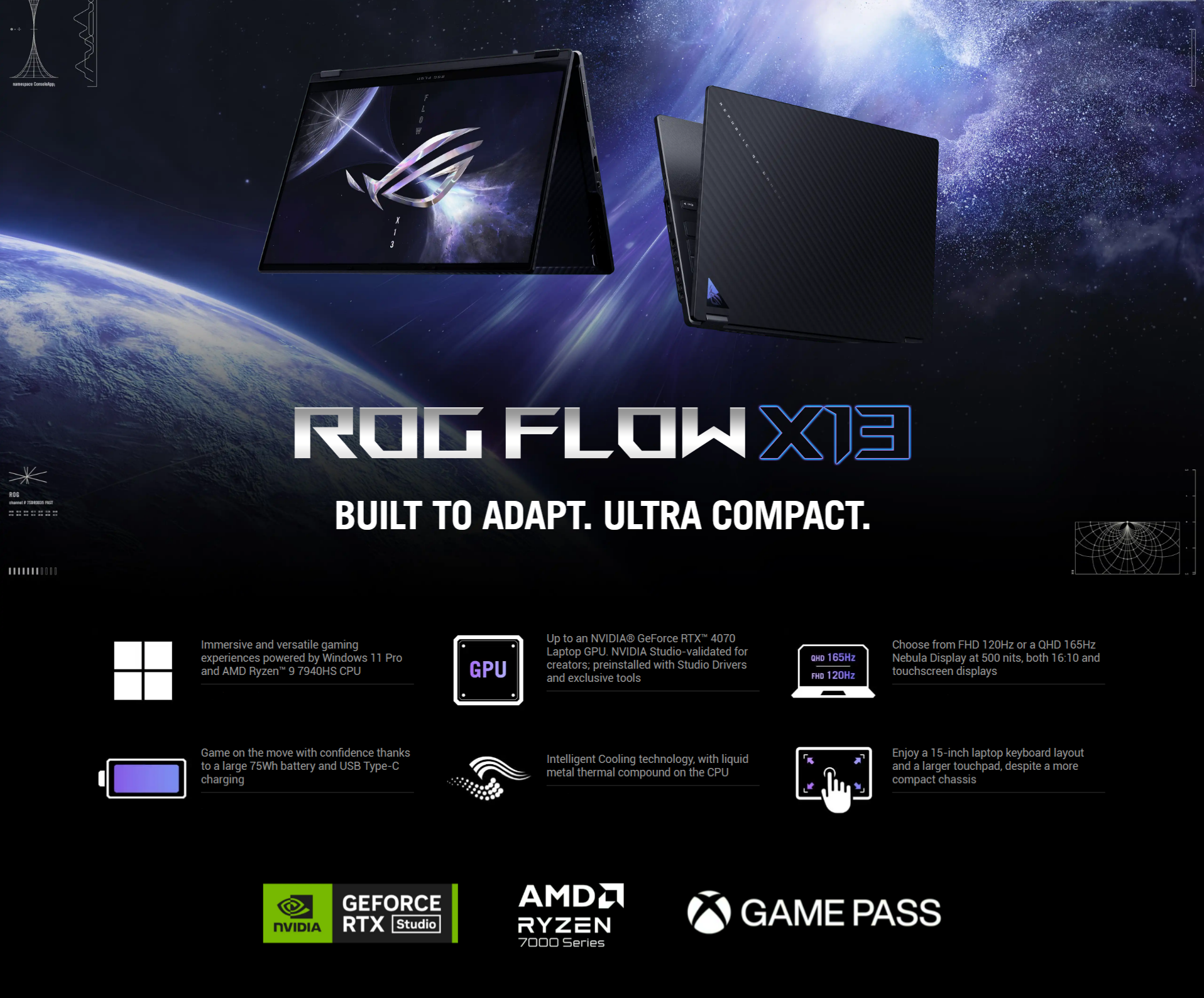 ASUS ROG Flow X13 (GV302) - 13.4