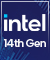 Product Feature badge with title: intel-14th-gen