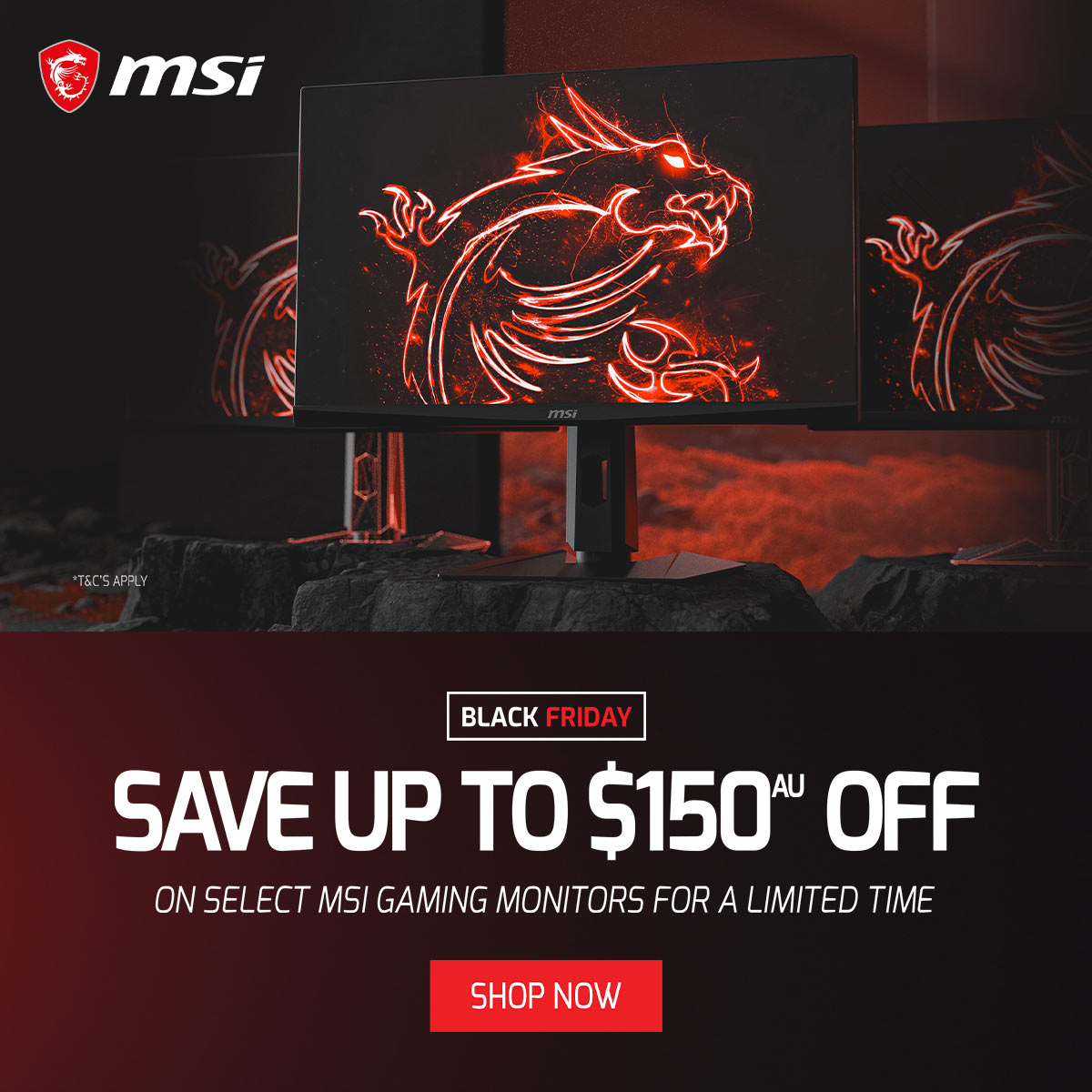 MSI Black Friday Gaming Monitor Sale PLE Computers