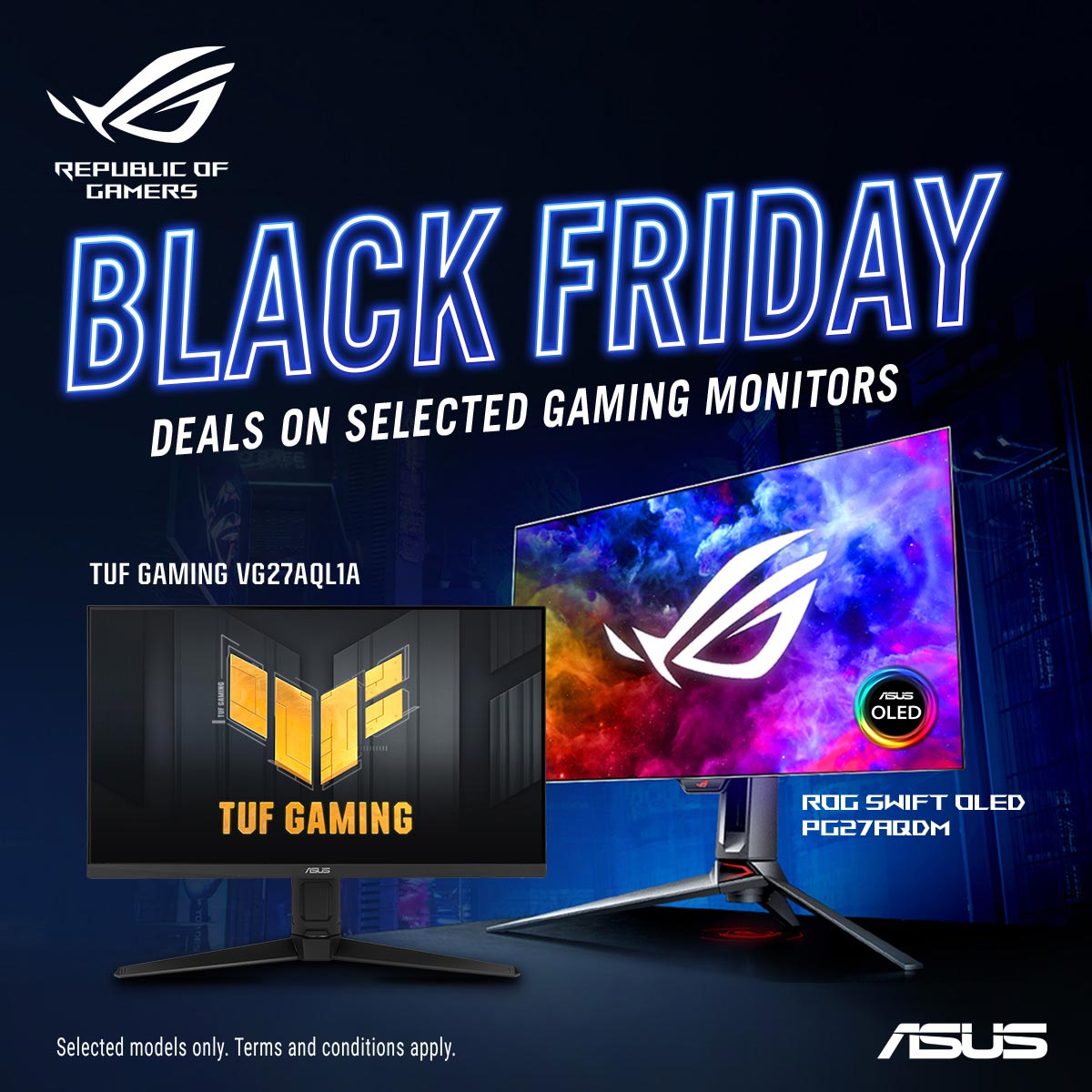 ASUS Gaming Monitors Black Friday Sale | PLE Computers