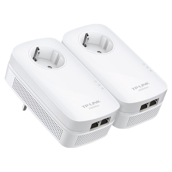 Buy Now TPLINK AV2000 2 Port Gigabit Powerline Kit PLE Computers