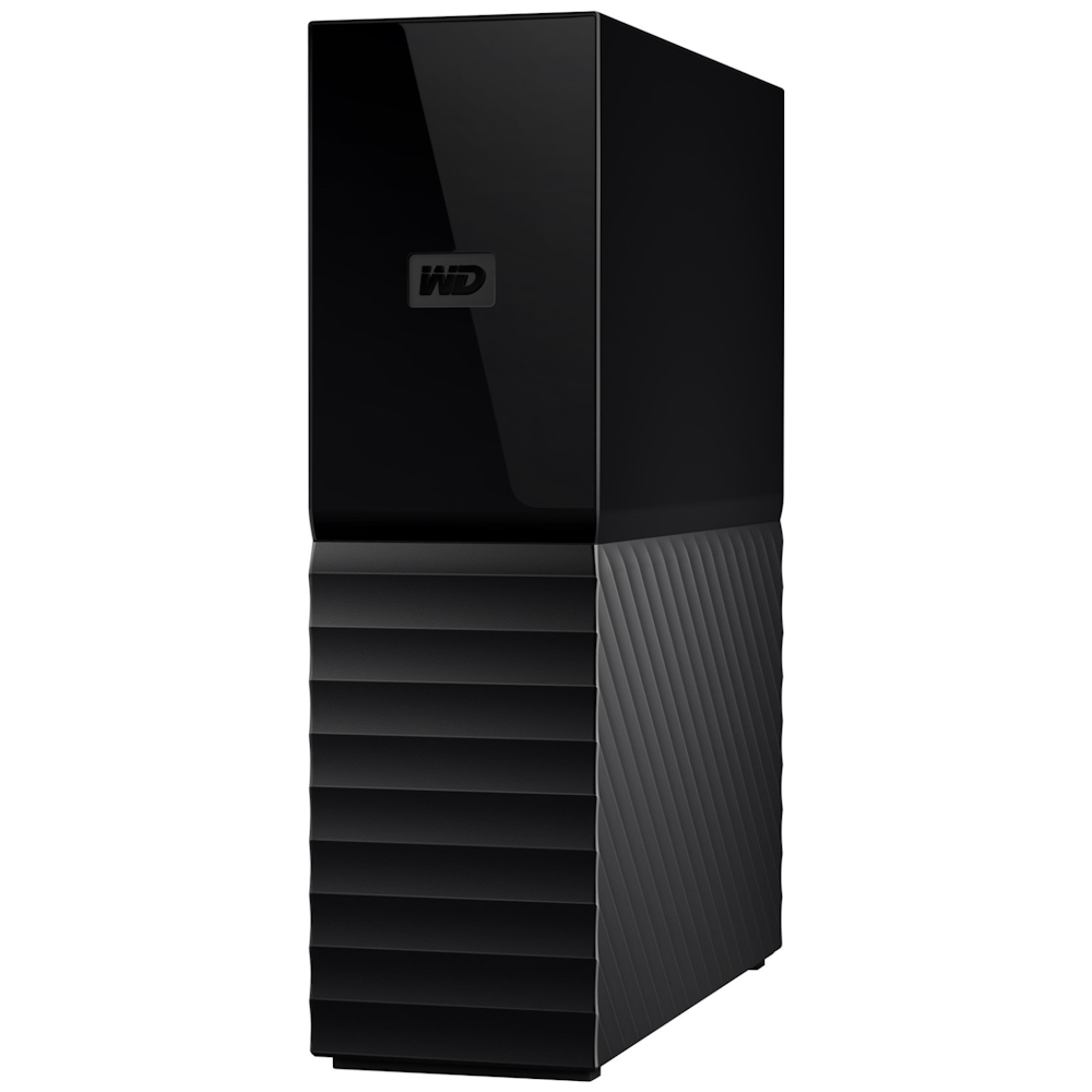 A large main feature product image of WD My Book External HDD - 8TB Black 