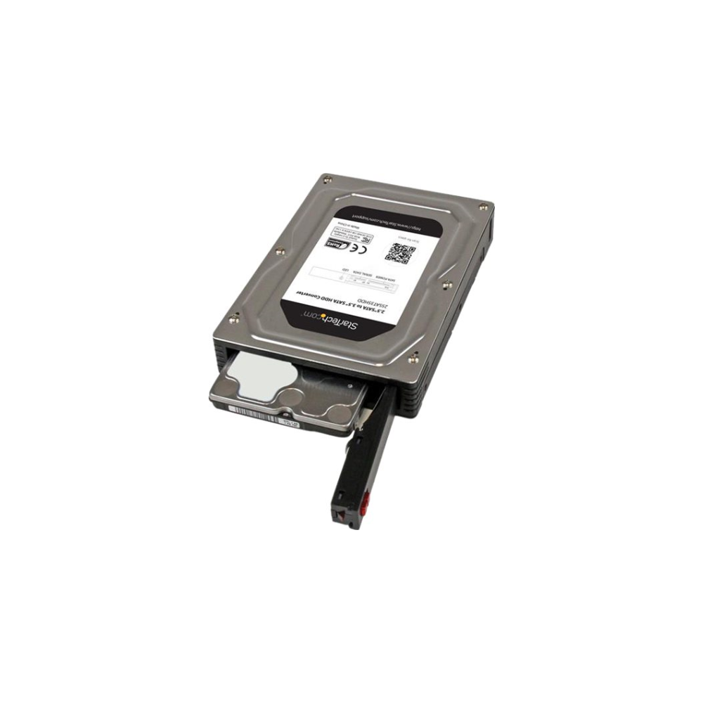 A large main feature product image of Startech 2.5" to 3.5" SATA HDD Adapter Enclosure