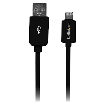 Product image of Startech Black 8-pin Lightning to USB 2M Cable - Click for product page of Startech Black 8-pin Lightning to USB 2M Cable